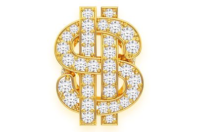 Super Dollar Diamond Ring 14k Solid Gold 9.25ctw