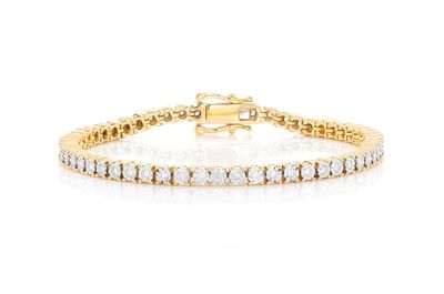 2pt Miracle Set Bracelet 14k   1.00ctw