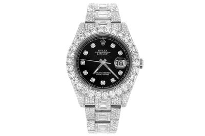 Bust - Rolex - Datejust 41 - 116334 - Steel - Custom Bustdown - (500-05841)