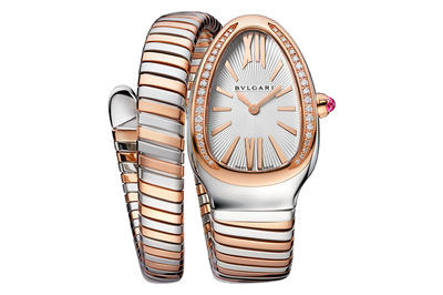 Bulgari - Serpenti Tubogas - 103822 - Rose Gold & Steel (mb611)