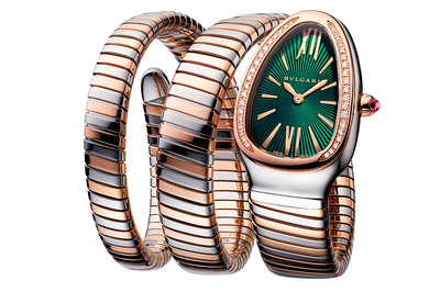 Bulgari - Serpenti Tubogas - 102791 - Rose Gold & Steel (mb612)