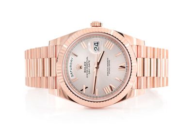 Rolex Day Date 40MM 18k Rose Gold (228235) All Factory Presidential Bracelet - Duplicate