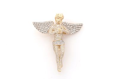 Angel Pendant 14k   2.66ctw