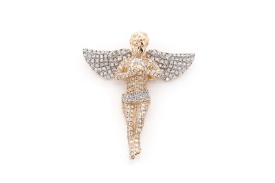 Angel Pendant Pendant 14k   1.00ctw