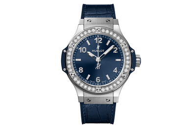 Hublot - Big Bang Steel Blue Diamonds - 361.sx.7170.rx.1204 - Stainless Steel With Diamonds (mb309)