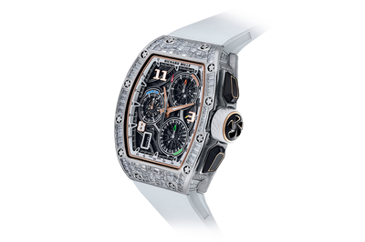 Richard Mille - Automatic Winding Lifestyle Flyback Chronograph Snow-set Diamonds - Rm 72-01 - White Gold (mb116)