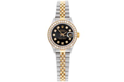 Rolex - Datejust 26 - 69173 - Steel & Gold - Custom Diamond Bezel & Dial - (500-06239)