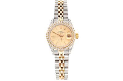 Rolex - Datejust 26 - 69173 - Steel & Gold - Custom Diamond Bezel - (500-06238)