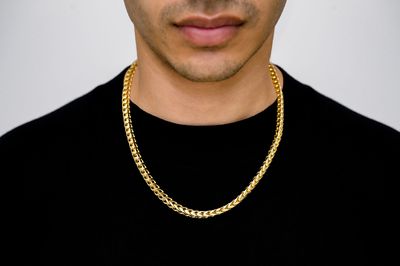 6MM Franco Link 14k Solid Gold Chain