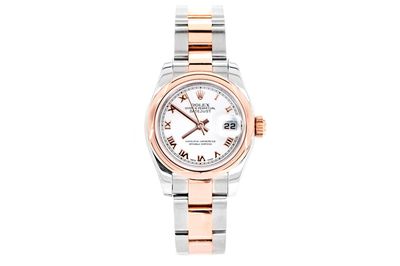 Rolex Datejust 179161 Steel & Rose  2013 Pre-owned Female 501-00062