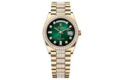 Rolex - Day-Date 36 - 128348rbr - Yellow Gold & Diamonds (mb829)