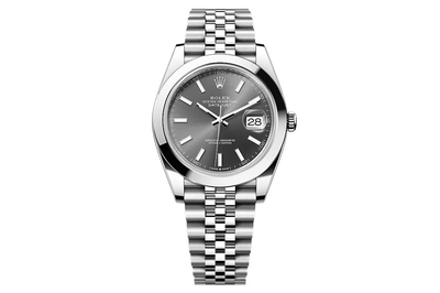 2024 Rolex - Datejust 41 - 126300 - Stainless Steel Charcoal Stick Dial Jubilee (rb1722)