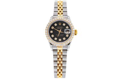 Rolex - Datejust 26 - 69173 - Steel & Gold - Custom Diamond Bezel & Dial - (500-05796)