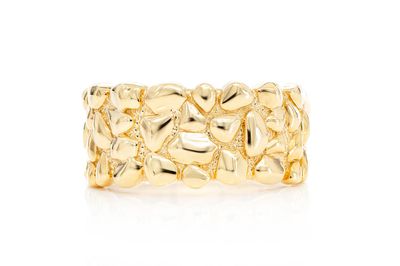 Nugget Band 14k Solid Gold