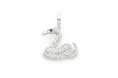 Snake Emoji Diamond Pendant 14k Solid Gold 0.33ctw