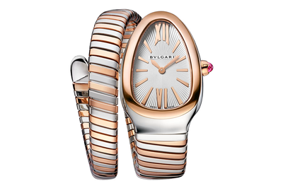 Bulgari - Serpenti Tubogas - 103708 - Rose Gold & Steel (mb629)