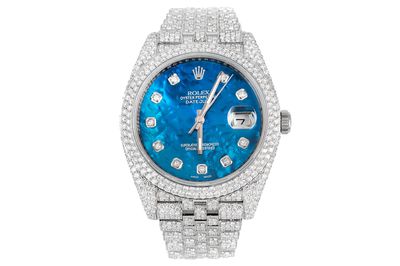 Rolex - Datejust 41 - 126300 - Steel - Custom Iced Out - (500-06248)