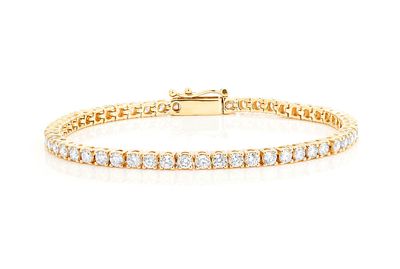 Icebox - 12pt Prong Set Diamond Tennis Necklace 14k Solid Gold 20.00ctw