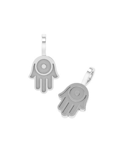 Petite Hamsa Pendant 14k   High-polished