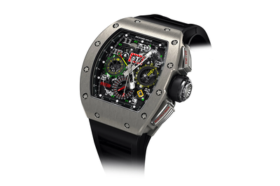 Richard Mille - Rm11-02 Automatic Flyback Chronograph Dual Time Zone - Titanium (rb1418)