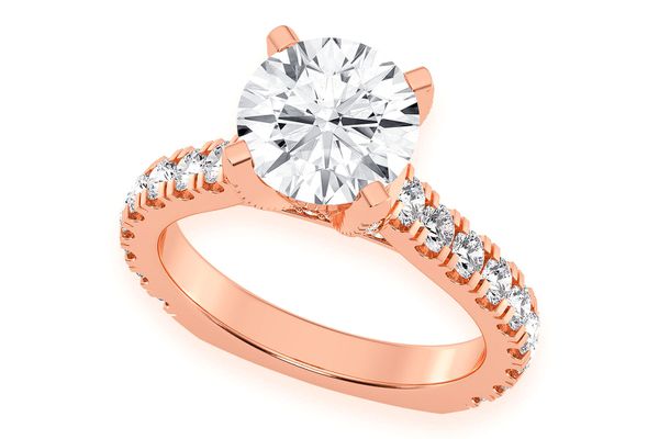 2.00ct Round Solitaire - Diamond Engagement Ring - All Natural