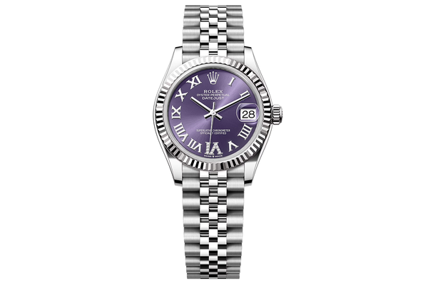 Datejust 31 - 278274 - Steel Purple Diamond Dial