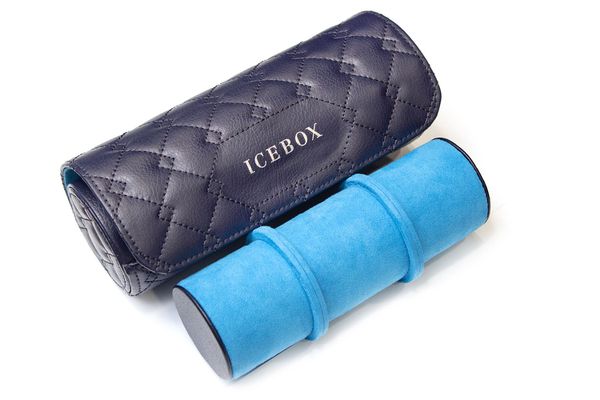 Icebox Leather 3 Watch Travel Case