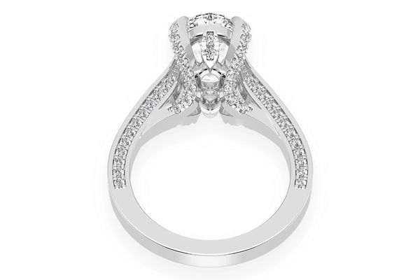 Chant - 3.00ct Oval - Diamond Engagement Ring - All Natural