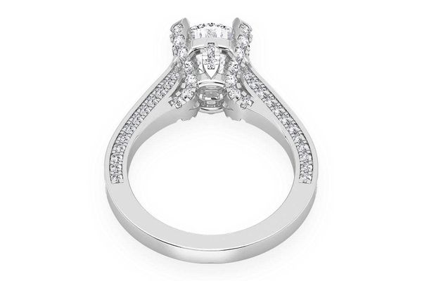 Chant - 2.00ct Round Solitaire - Knife Edge - Diamond Engagement Ring - All Natural