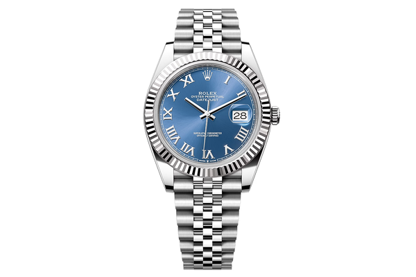 Rolex - Datejust 41 - 126334 - Steel & White Gold Blue Roman Jubilee