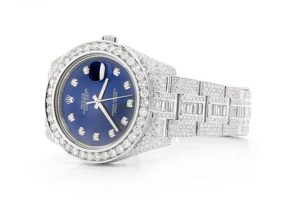 Rolex Datejust 41MM Steel (126300) - 23.95ctw Fully Iced Out