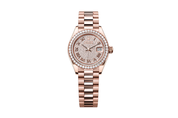 Rolex - Lady-datejust- 279135rbr - Rose Gold (rb126)