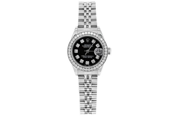 Rolex - Datejust 26 - 69174 - Steel - Custom Diamond Bezel & Dial - (500-06243)