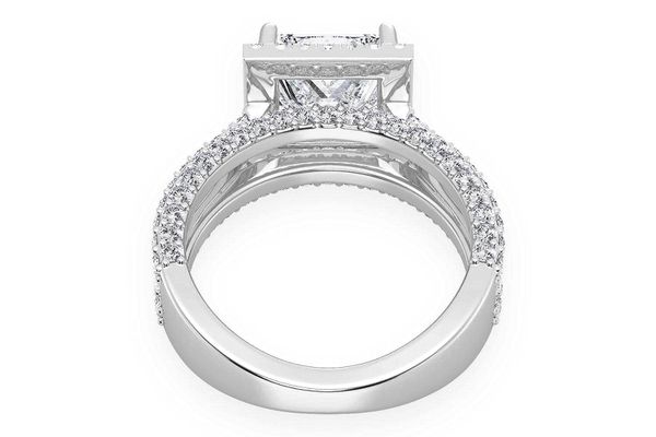 Tripp - 2.00ct Princess Cut Solitaire - Diamond Engagement Ring - All Natural