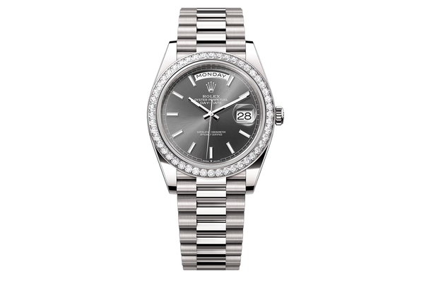 Rolex - Day-Date 40 - 126235 - White Gold & Diamonds (mb517)