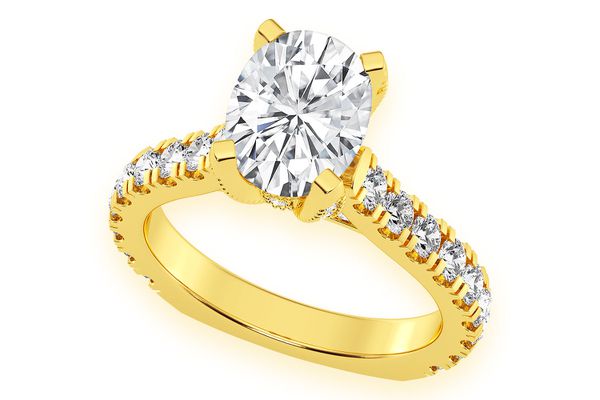 Thinn - 2.00ct Oval Solitaire - Diamond Engagement Ring - All Natural