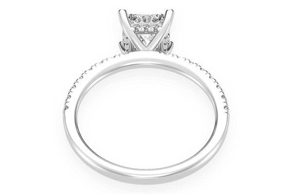 Thinn - 1.00ct Princess Cut Solitaire - Diamond Engagement Ring - All Natural