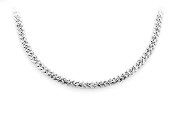 3.5MM Miami Cuban 14k Solid Gold Chain