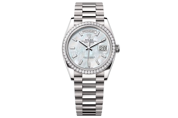 Rolex - Day-date 36 - 128349rbr - White Gold (rb23)