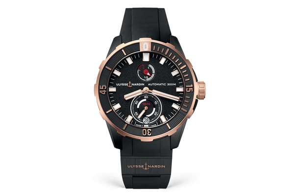 Ulysse Nardin - Diver  - 1185-170-3/black - Rose Gold & Titanium (rb1659)