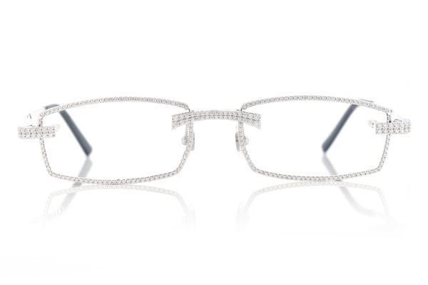 cartier glasses silver