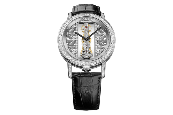 Corum - Golden Bridge 43 White Gold Baguette - B113/04069 - White Gold (mb561)