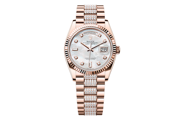 Rolex - Day-Date 36 - 128235 - Rose Gold (mb470)