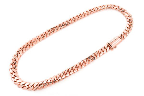 14MM Miami Cuban - 14k Solid Gold Chain