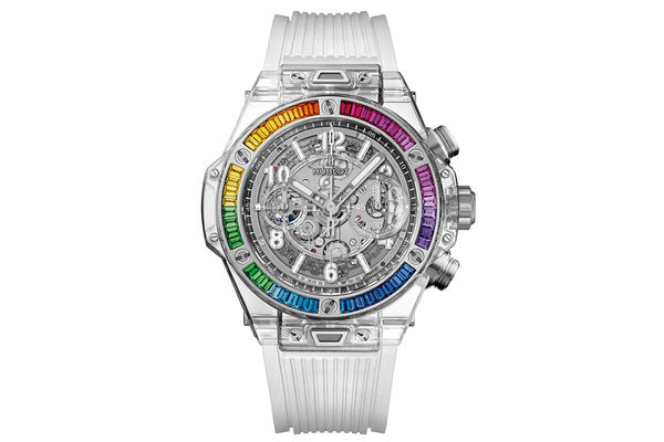 Hublot - Unico Sapphire Rainbow - 441.jx.4802.rt.4099 - Sapphire Case