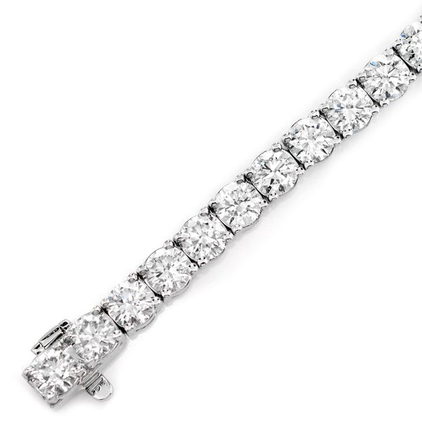 Prong Set Diamond Tennis Bracelet 14k Solid Gold 12.00ctw