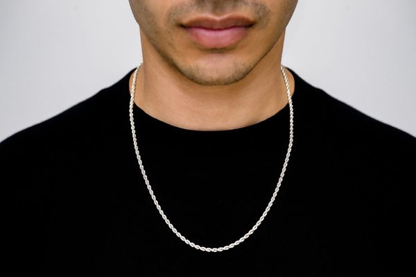 3MM Rope 14k Solid Gold Chain