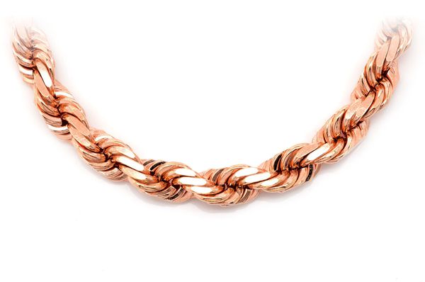 8MM Rope - 14k Solid Gold Bracelet