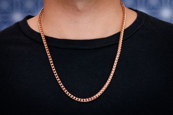 5MM Franco 14k Solid Gold Chain