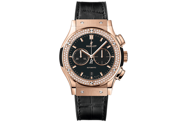 Hublot - Classic Fusion Chronograph King Gold Diamonds - 541.ox.1181.lr.1104 - King Gold (rb475)